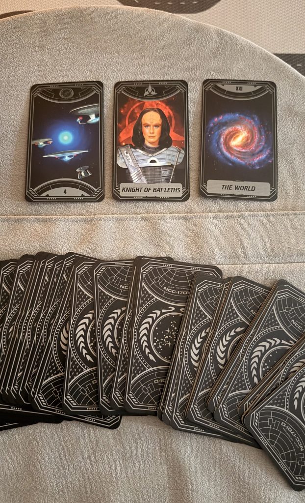3 card pull from Star Trek tarot deck